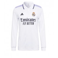 Real Madrid David Alaba #4 Fußballbekleidung Heimtrikot 2022-23 Langarm
